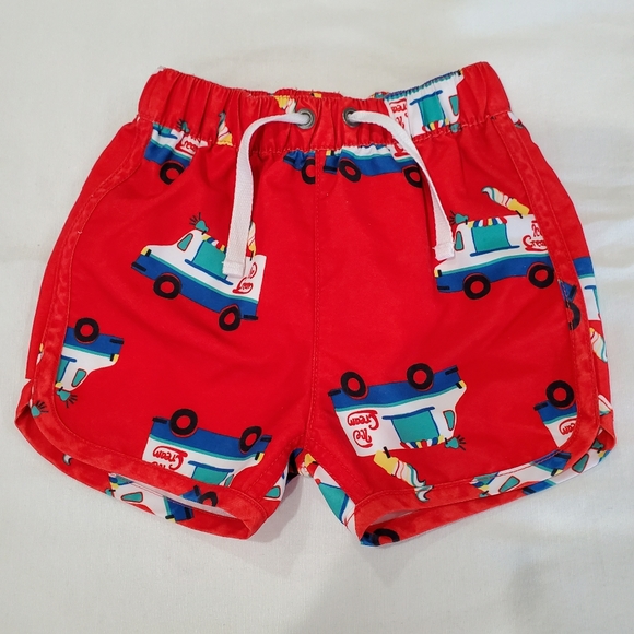 ice cream truck swim trunks
